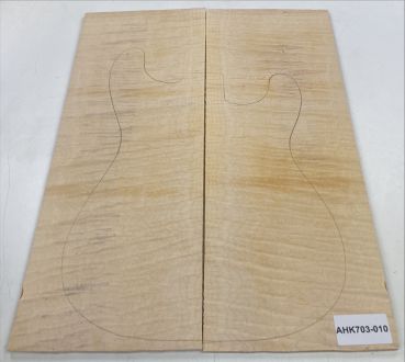 Top Maple American Curly, 2-pcs. Unique Piece #010